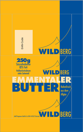 Butter-Verpackung